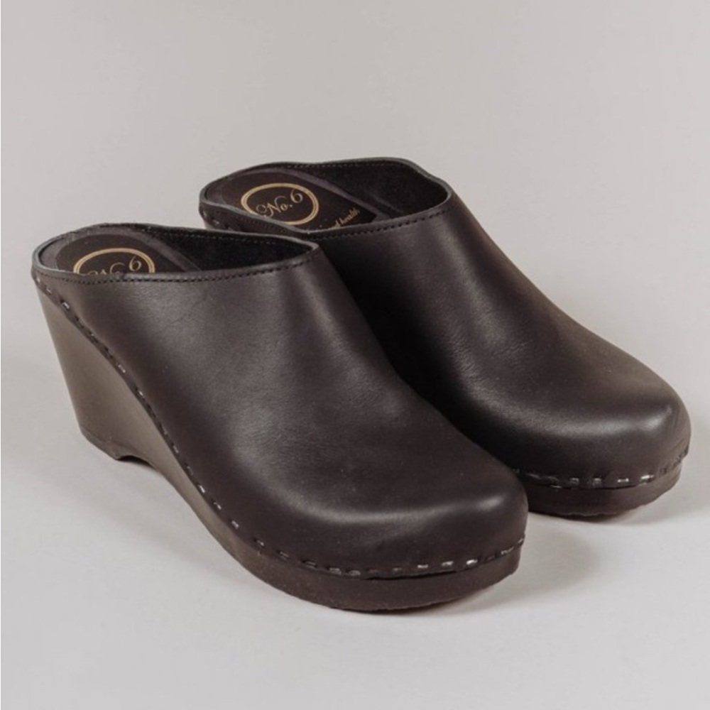 Copy for lleighton purchase only - No. 6 New School wooden clog Size 42 11